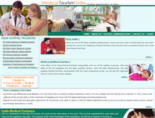 Tablet Screenshot of medicaltourismindia.com